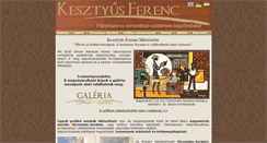 Desktop Screenshot of kesztyusferenc.hu